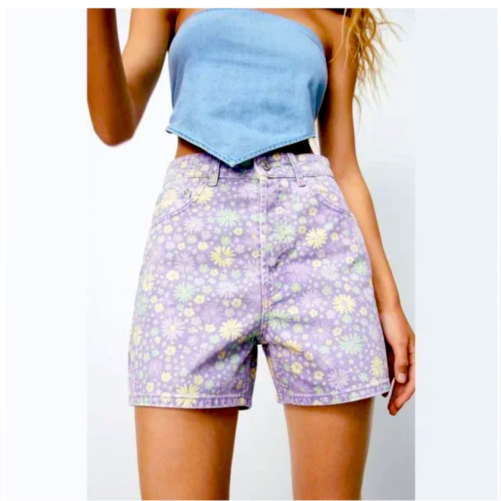 Zara floral shorts